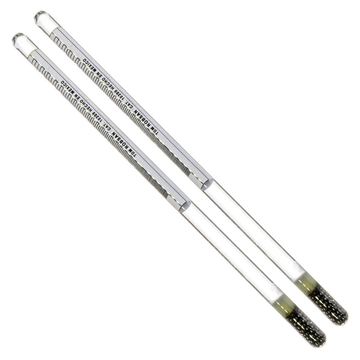 Densímetro de Vidrio para Densidad Relativa (Calibrado a 15.56 °C) - Pack 2 Piezas - ROBSAN