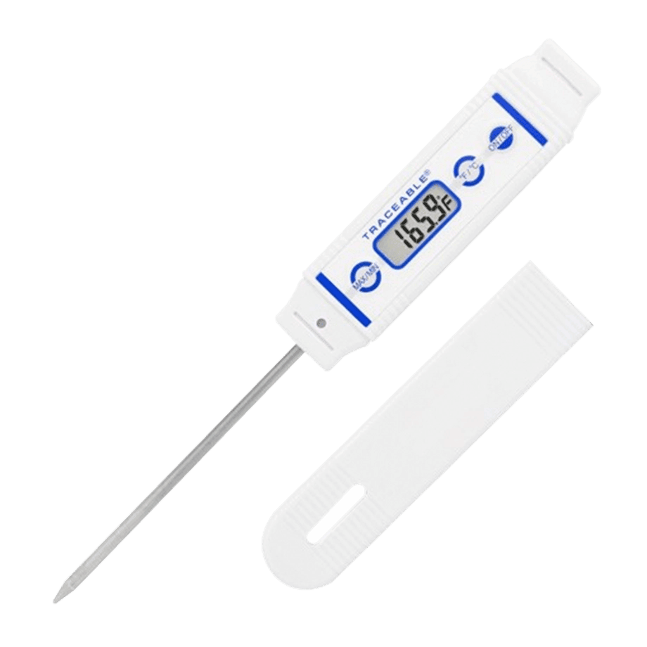 TERMÓMETRO DIGITAL DE VÁSTAGO PARA ALIMENTOS CERTIFICADO TRAZABLE A NIST TRACEABLE CC4420 - Mercalab