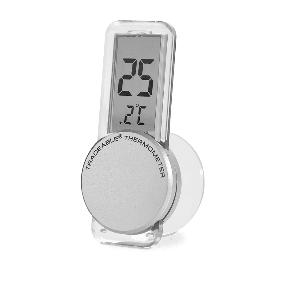 TERMÓMETRO DIGITAL PARA REFRIGERADOR Y CONGELADOR DE 0 A 45 °C CON CERTIFICADO TRAZABLE A NIST TRACEABLE CC4157 COMPACTO - Mercalab