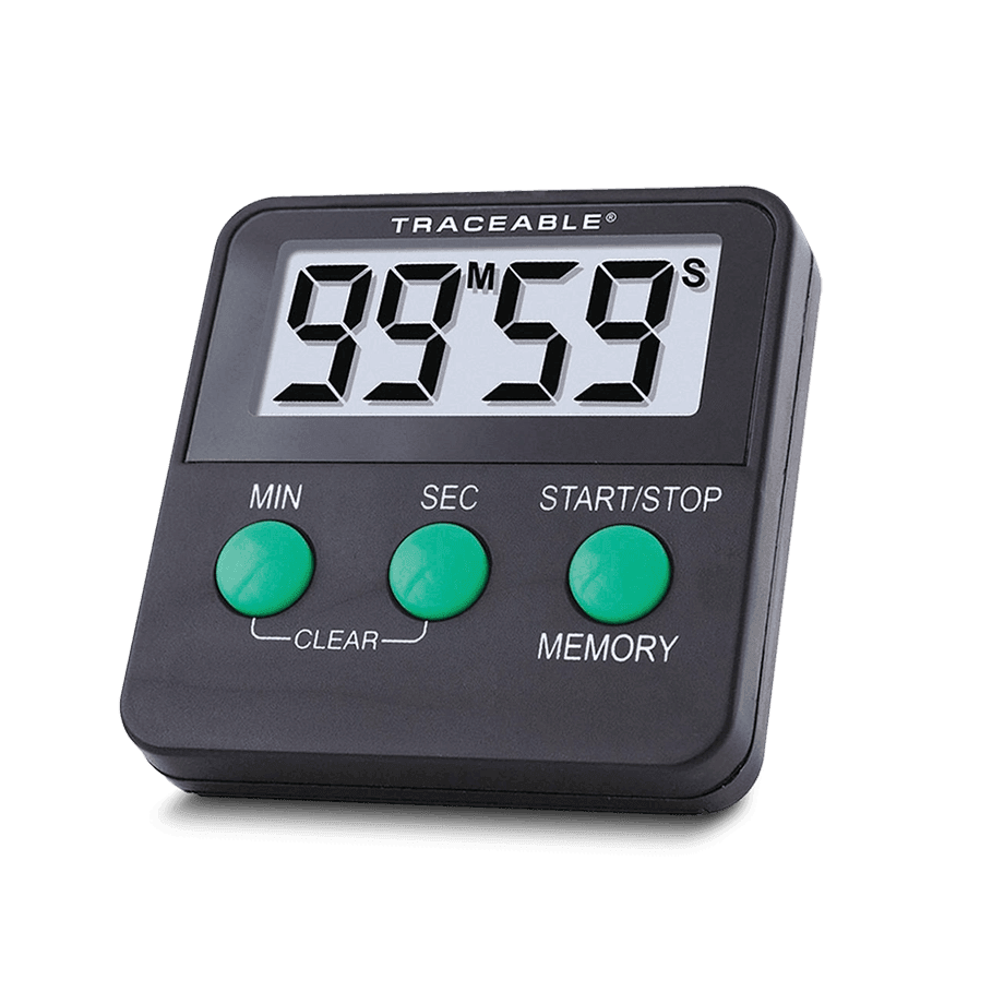 TIMER (TEMPORIZADOR) DIGITAL DE 1 CANAL CON CERTIFICADO TRAZABLE A NIST TRACEABLE CC5028 TIEMPO 99M/59S RESOLUCIÓN 1 S CONTEO DESCENDENTE IDEAL PARA CUALQUIER APLICACIÓN QUE REQUIERA CONTROL DE TIEMPO BÁSICA - Mercalab