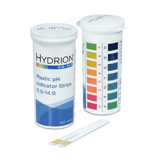 TIRAS DE PH 0-14 PH MICRO ESSENTIAL ME-9800 HYDRION IDEAL PARA APLICACIONES GENERALES DE PH - Mercalab