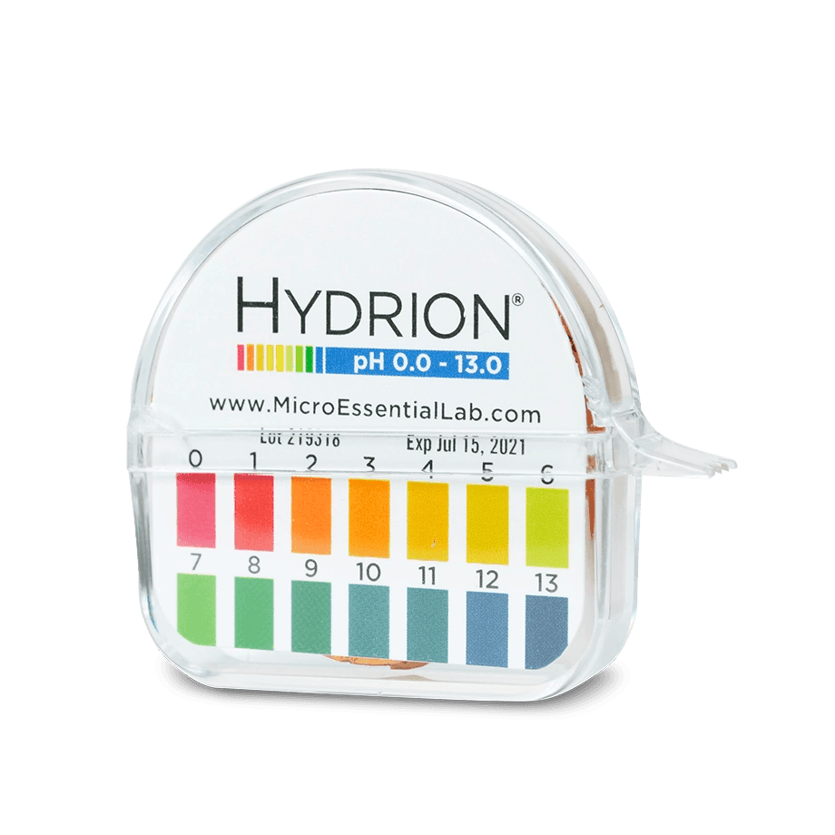 TIRAS DE PH EN ROLLO 0 A 13 PH MICRO ESSENTIAL ME-93 HYDRION INSTA-CHEK - Mercalab