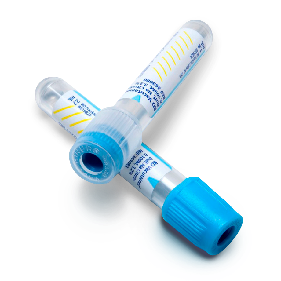 TUBO VACUTAINER AZUL CITRATO DE 2.7 ML BD 363083