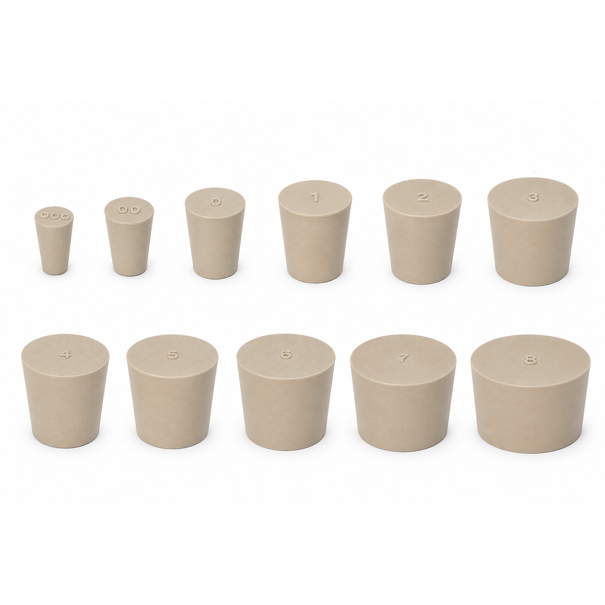 TAPÓN DE HULE PACK 25 PIEZAS ESLAB