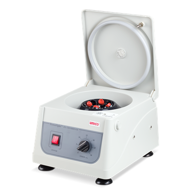 CENTRÍFUGA CLÍNICA ANÁLOGA UNICO C808 POWERSPIN FX CON VELOCIDAD FIJA PARA 8 TUBOS DE 2 A 15 ML