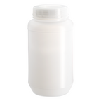 Botella de Plástico de Boca Ancha para Sólidos y Reactivos - Pack 10 Piezas - Eslab