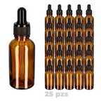 Frasco Gotero Ámbar - Pack 25 Piezas - Eslab