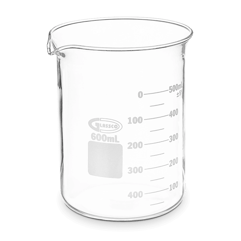 VASO DE PRECIPITADO GRIFFIN FORMA BAJA GLASSCO 229.402 CON ESCALA BLANCA - Mercalab