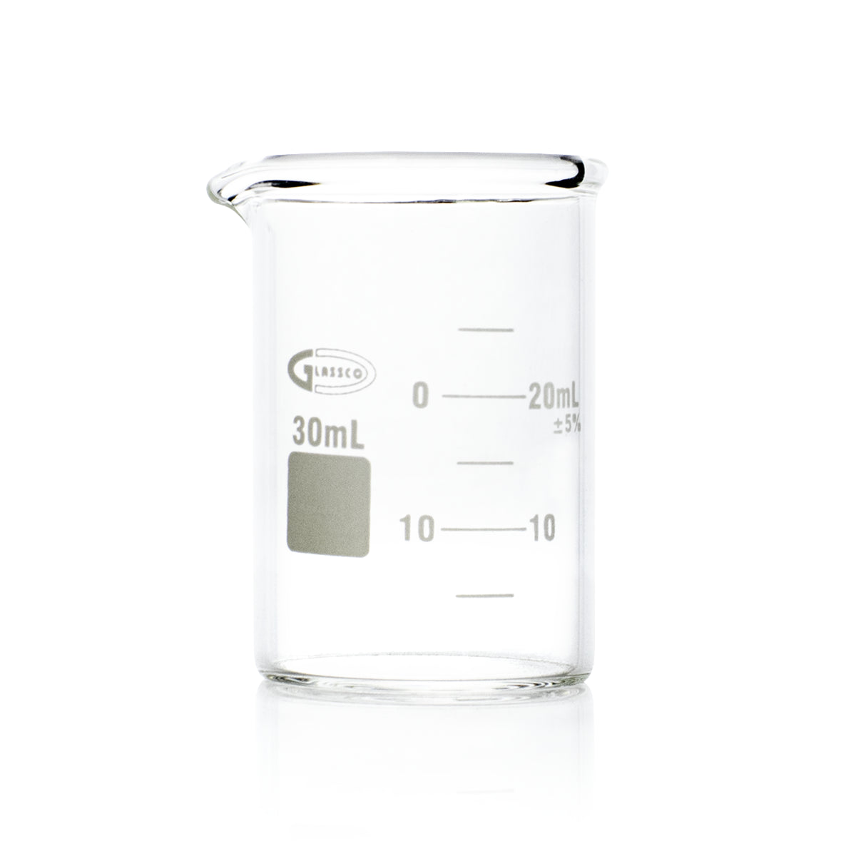 VASO DE PRECIPITADO GRIFFIN FORMA BAJA GLASSCO 229.402 CON ESCALA BLANCA