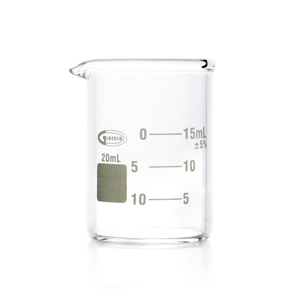 VASO DE PRECIPITADO GRIFFIN FORMA BAJA GLASSCO 229.402 CON ESCALA BLANCA