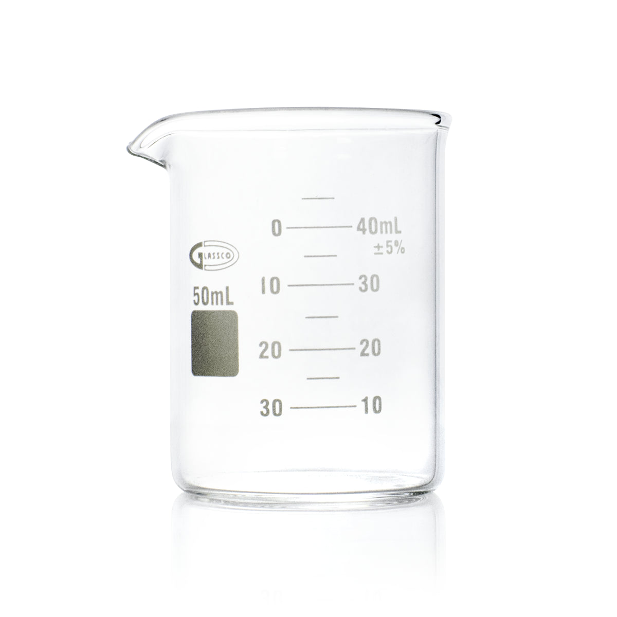 VASO DE PRECIPITADO GRIFFIN FORMA BAJA GLASSCO 229.402 CON ESCALA BLANCA