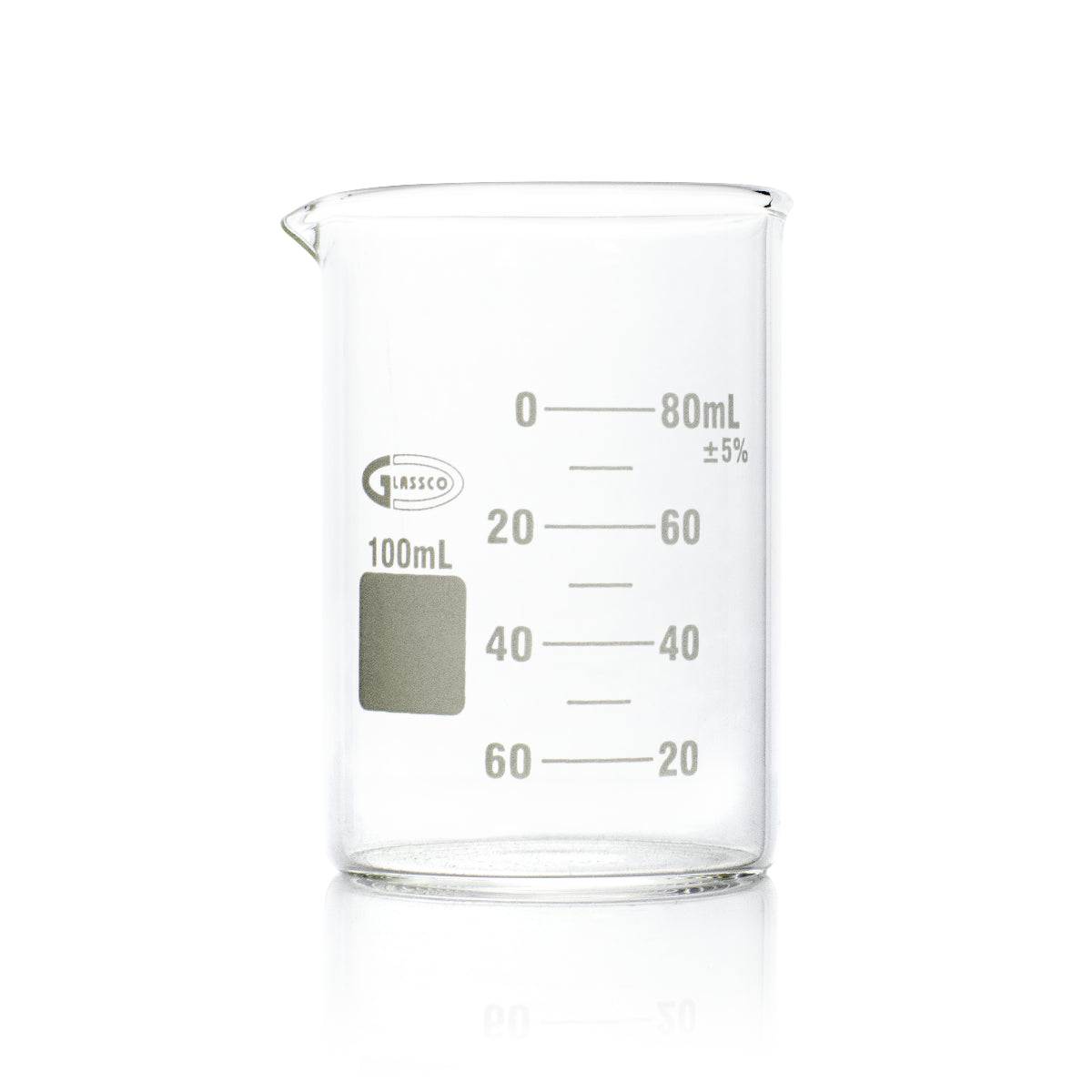 VASO DE PRECIPITADO GRIFFIN FORMA BAJA GLASSCO 229.402 CON ESCALA BLANCA