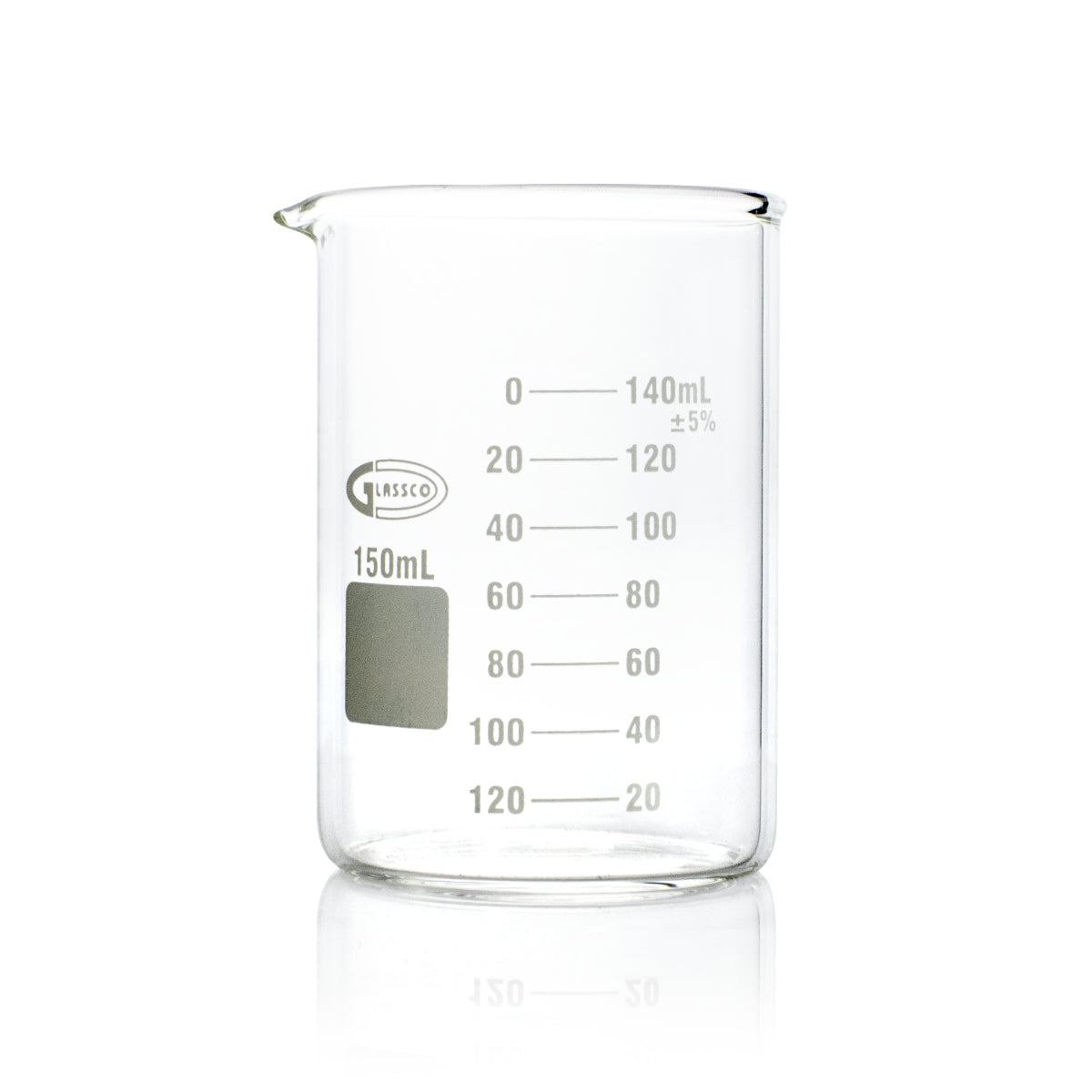 VASO DE PRECIPITADO GRIFFIN FORMA BAJA GLASSCO 229.402 CON ESCALA BLANCA