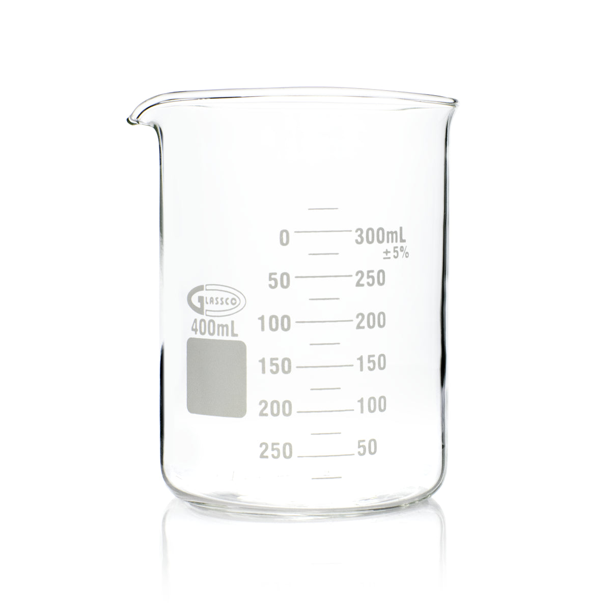VASO DE PRECIPITADO GRIFFIN FORMA BAJA GLASSCO 229.402 CON ESCALA BLANCA