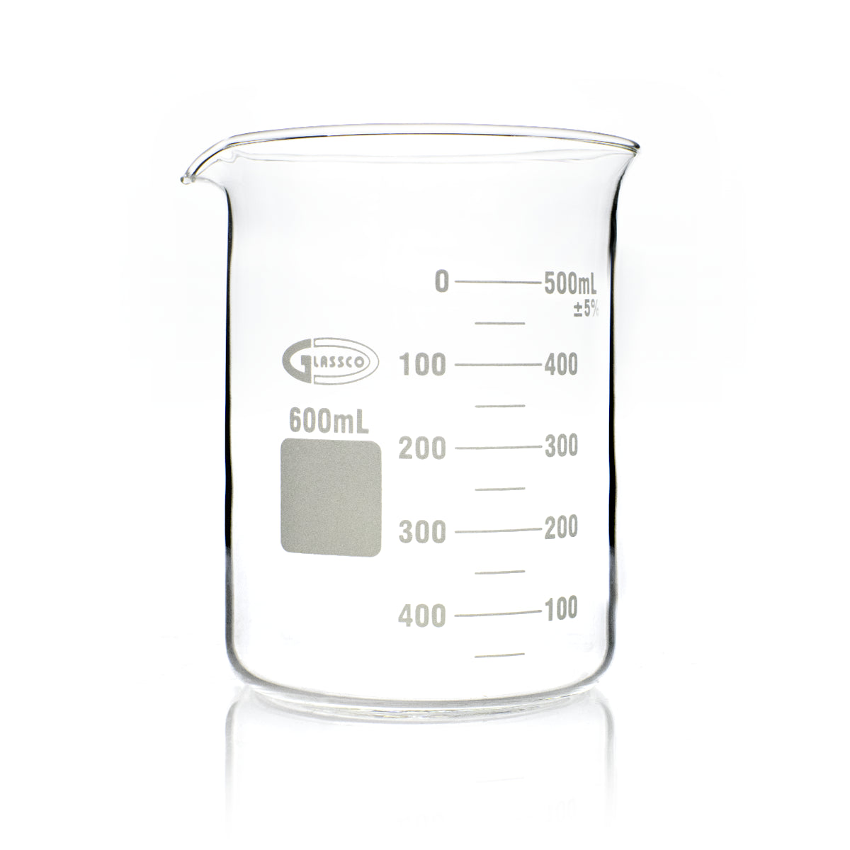 VASO DE PRECIPITADO GRIFFIN FORMA BAJA GLASSCO 229.402 CON ESCALA BLANCA