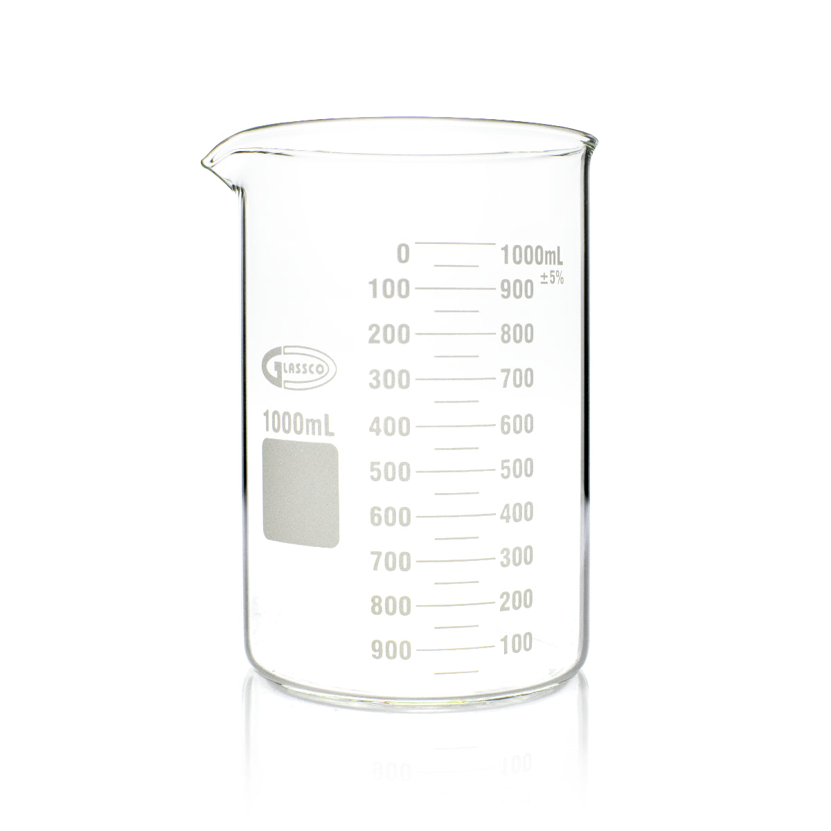 VASO DE PRECIPITADO GRIFFIN FORMA BAJA GLASSCO 229.402 CON ESCALA BLANCA