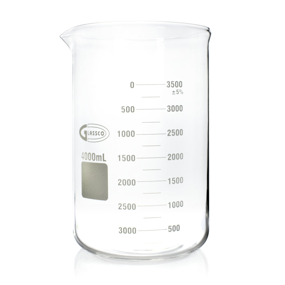 VASO DE PRECIPITADO GRIFFIN FORMA BAJA GLASSCO 229.402 CON ESCALA BLANCA