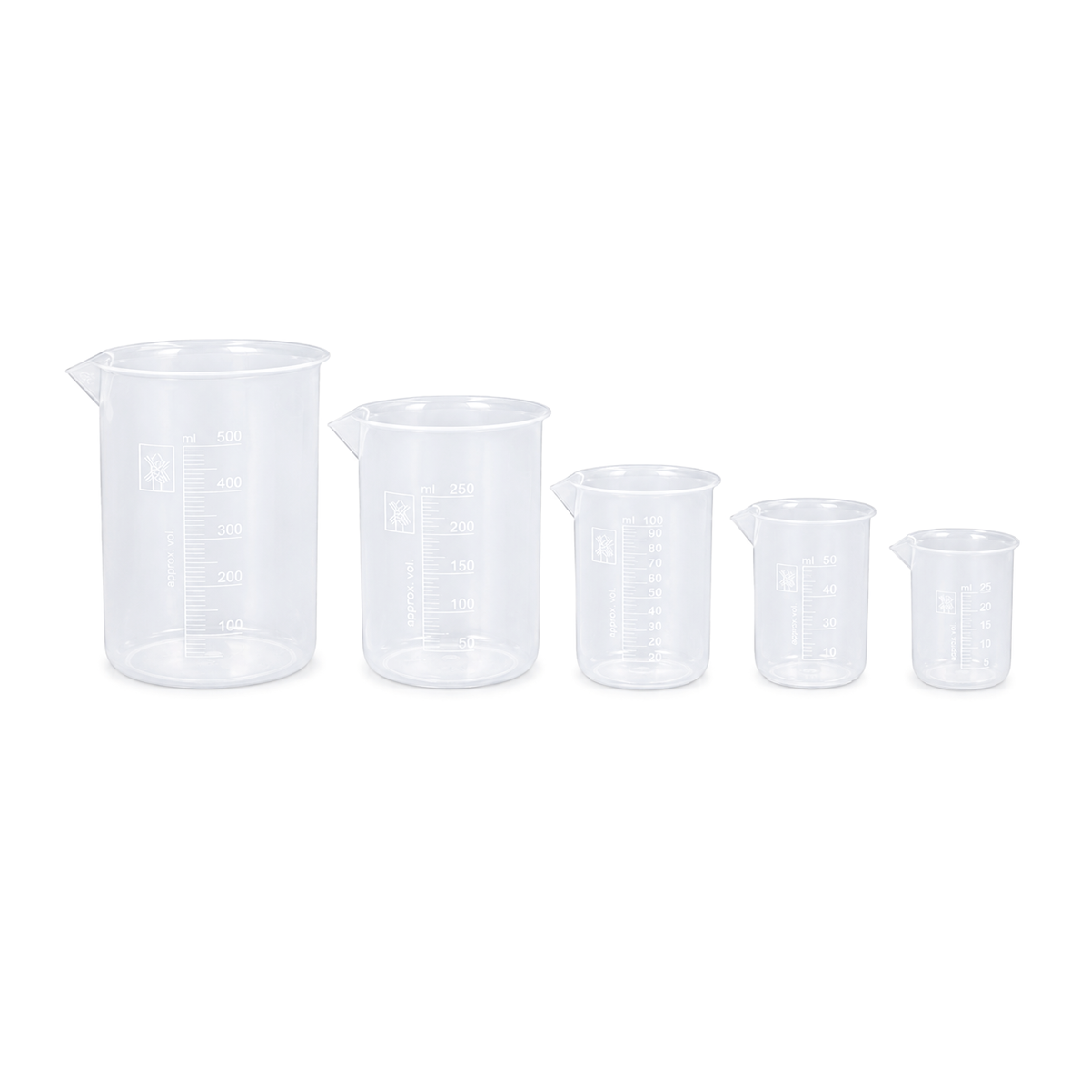 Vaso de Precipitado de Plástico Polipropileno Autoclavable | Pack 2 Piezas | Polylab