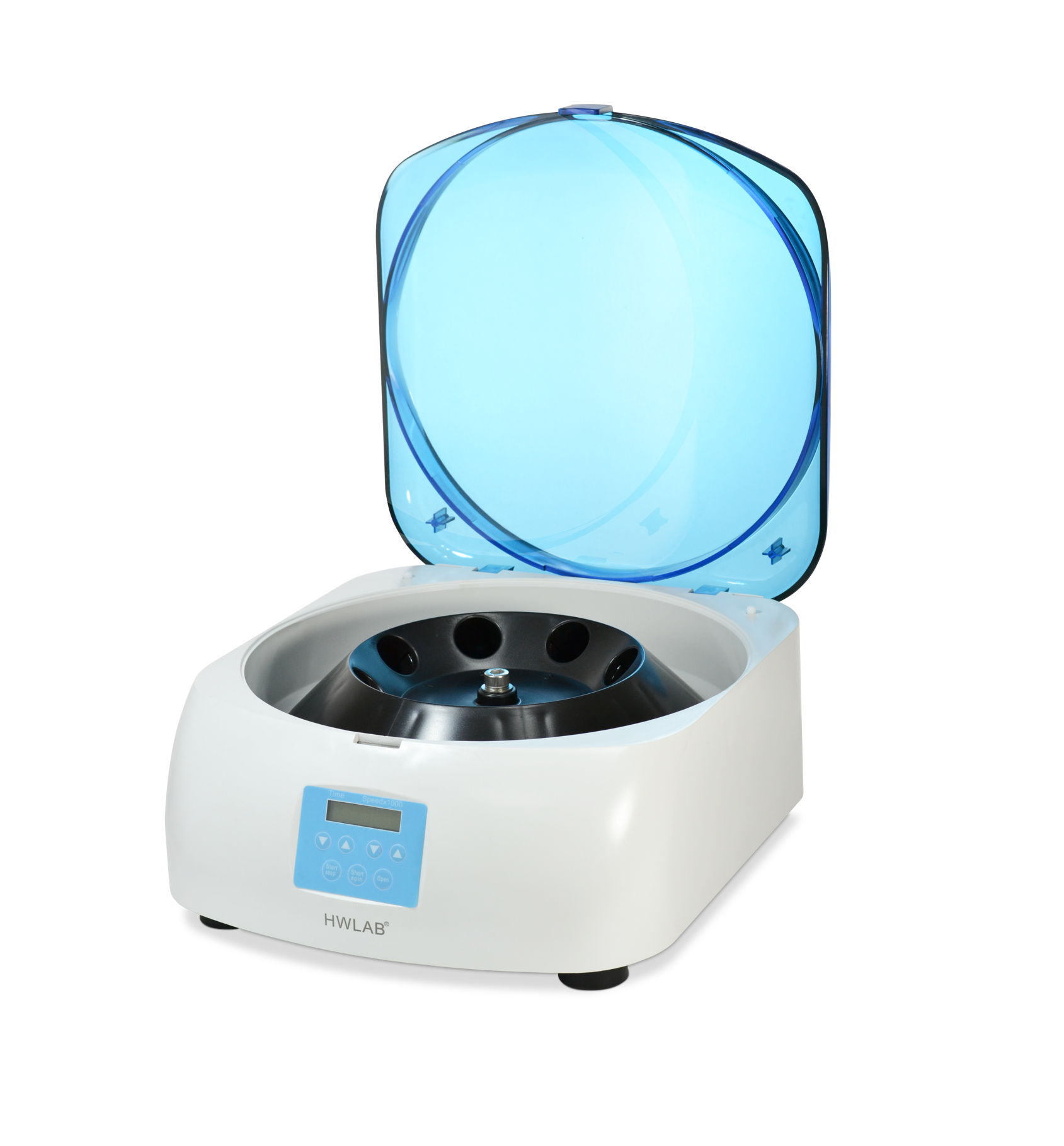 CENTRÍFUGA CLÍNICA DIGITAL HWLAB C-14000 HW8M CON VELOCIDAD VARIABLE PARA 8 TUBOS DE 1.5 A 50 ML