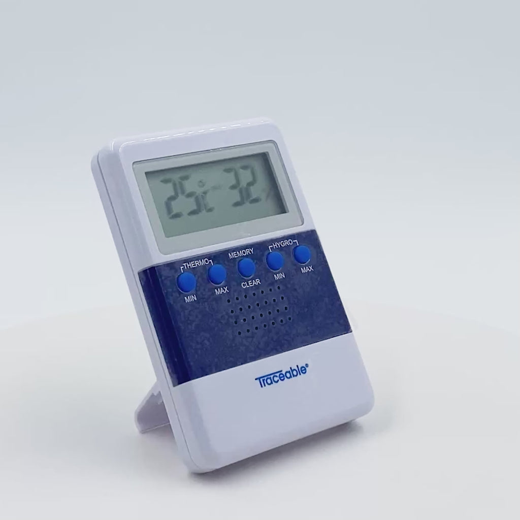 TERMOHIGRÓMETRO DIGITAL CERTIFICADO PARA AMBIENTES CONTROLADOS TRACEABLE 4096CC