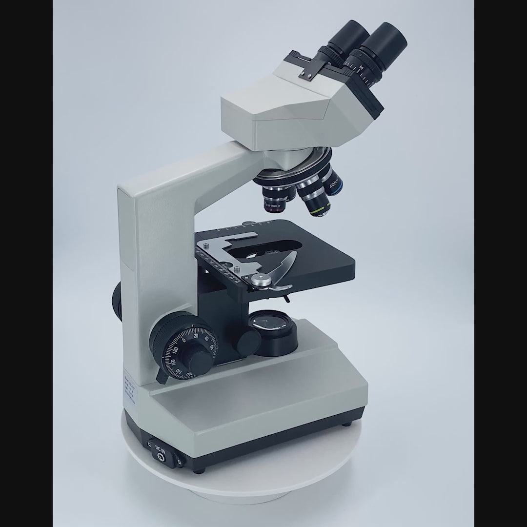 MICROSCOPIO BINOCULAR NOVEL XSZ-107T ACROMÁTICO CON RANGO DE AUMENTO 40X A 1,000X