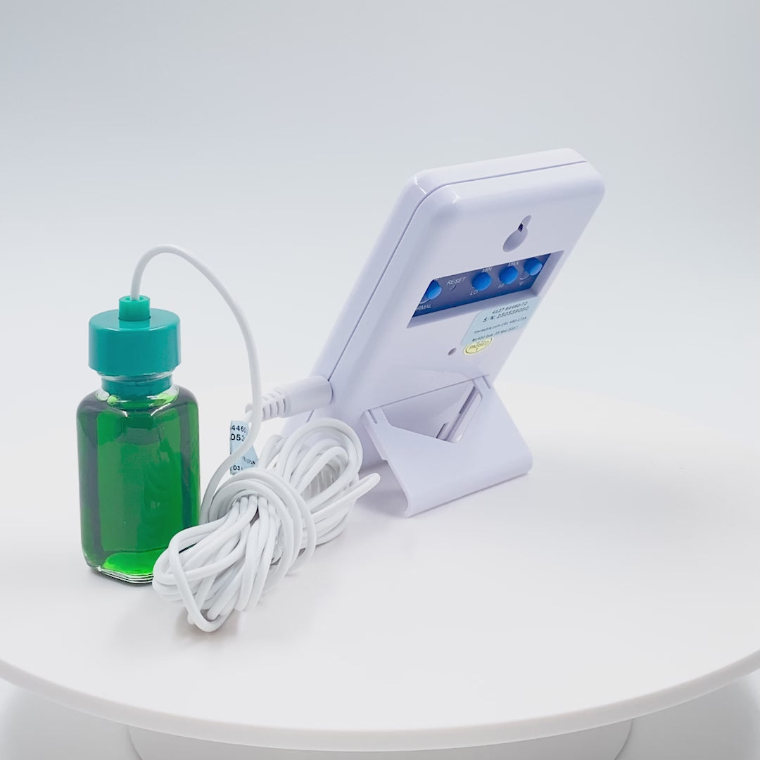 TERMÓMETRO PARA REFRIGERADOR Y CONGELADOR CON BOTELLA DE GLICOL IDEAL PARA FARMACIAS Y VACUNAS CERTIFICADO TRACEABLE 4127CC