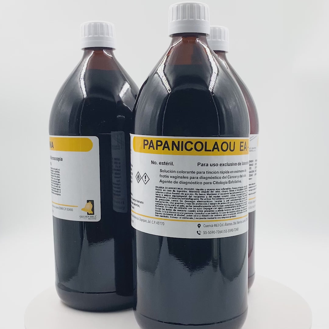 Kit para Tinción de Papanicolaou (Citología y Fluidos) - OG-6, EA-50 y Hematoxilina - GOLDEN BELL