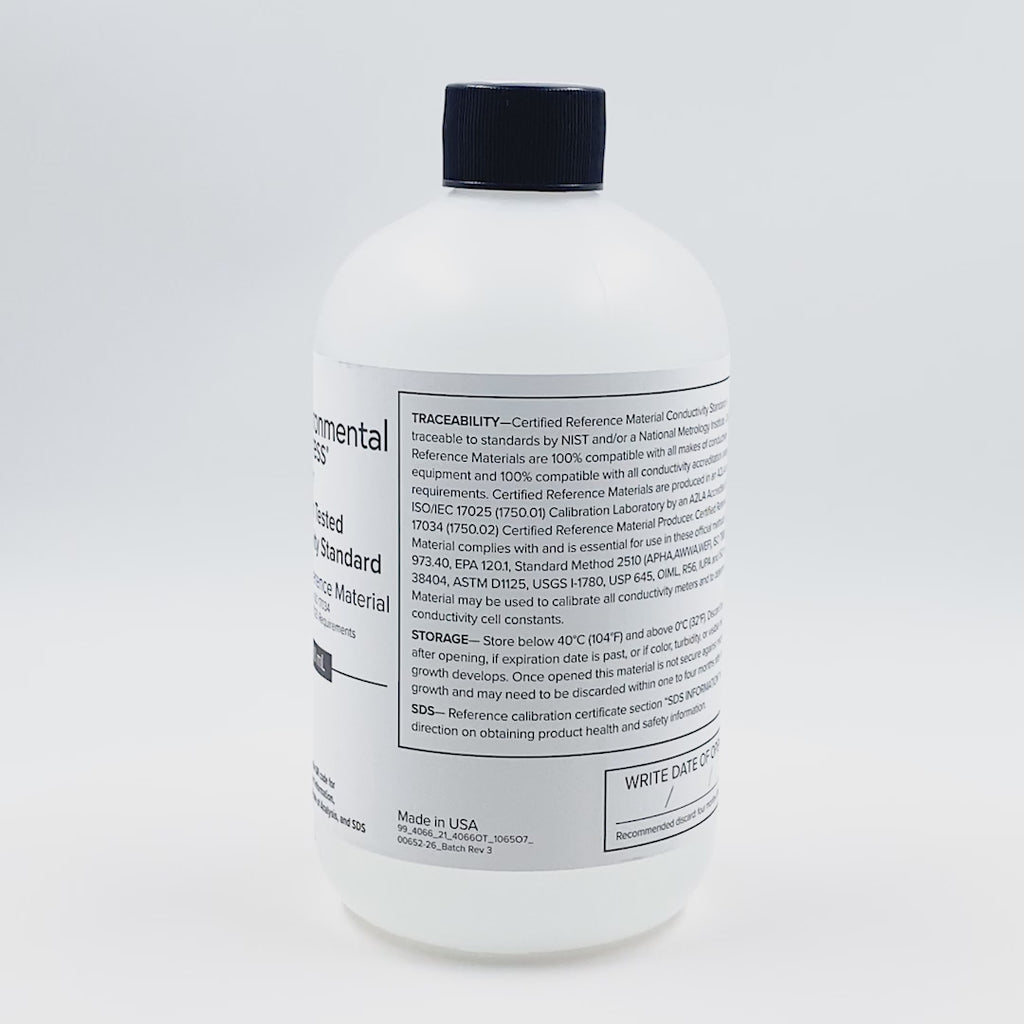 ESTÁNDARES DE CONDUCTIVIDAD DE REFERENCIA CERTIFICADOS TRACEABLE